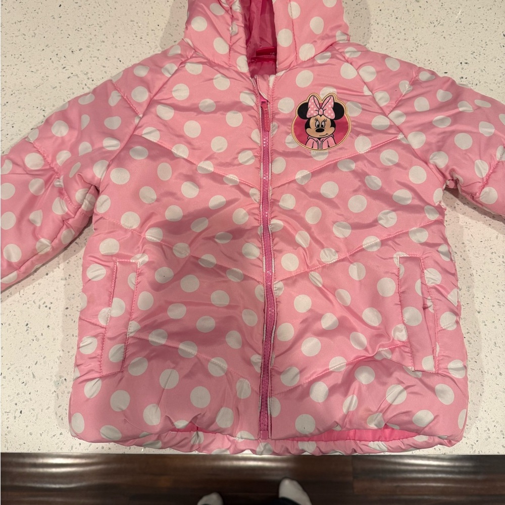 Disney Minnie Mouse Pink Polka Dot Jacket